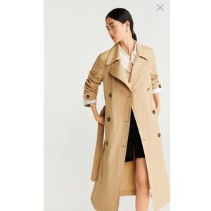 NWT Mango Trench with Belt